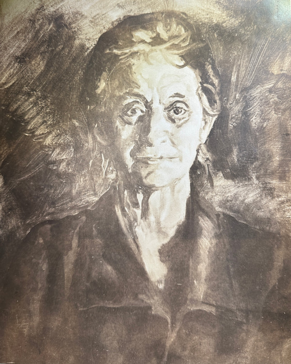 "Portrait: Woman in a Dark Room" named by CLL by Fred Shane, Image 1.