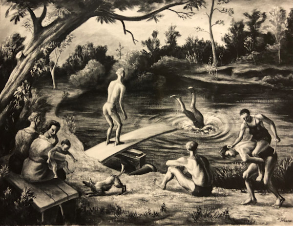 "Swimming Hole, The" named by CLL by Fred Shane, Image 1.