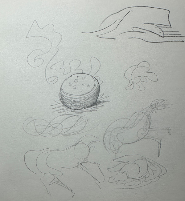 "Horse Doodles" named by CLL by Fred Shane, Image 1.