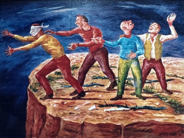 "Blind Man's Bluff" by Fred Shane, Image 1.