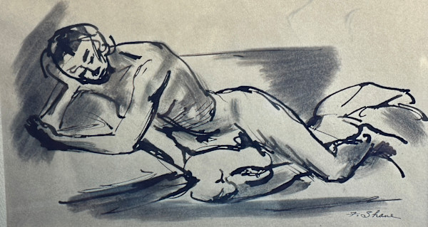 "Reclining Model with Head on Hand" named by CLL by Fred Shane, Image 1.