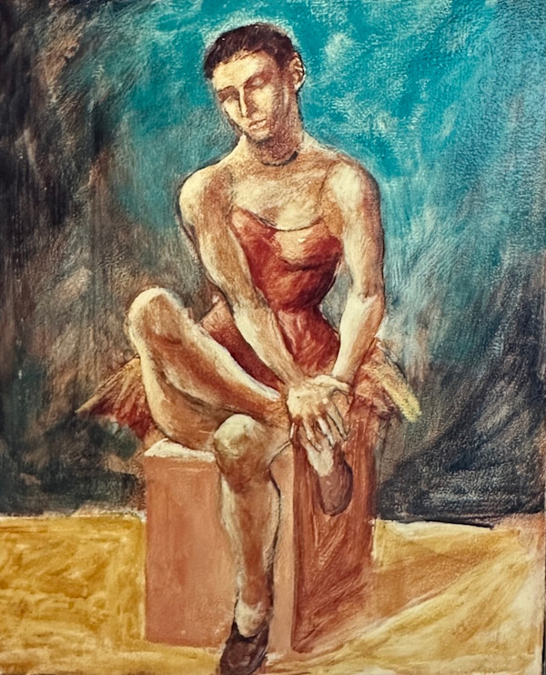 "Dancer, Seated with Crossed Leg" named by CLL by Fred Shane, Image 1.