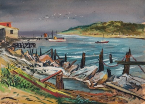 "Rocky Shores" by Fred Shane, Image 1.