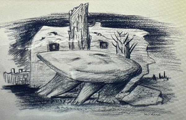 "Happy Rock, The" Drawing, named by CLL by Fred Shane, Image 1.
