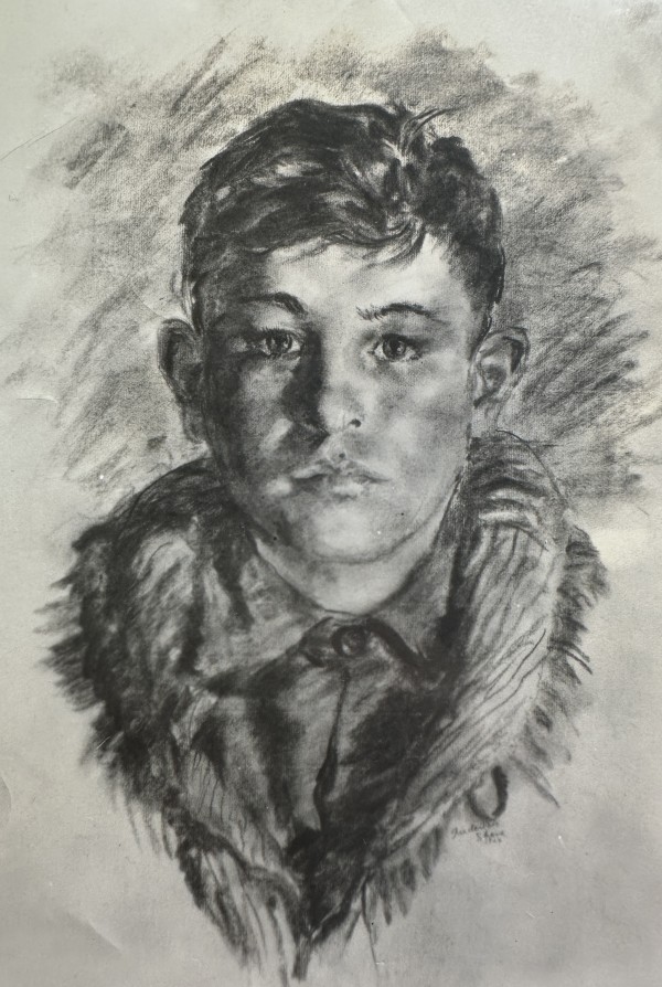 "Portrait: Arthur Romero, the Little Newsboy" by Fred Shane, Image 1.