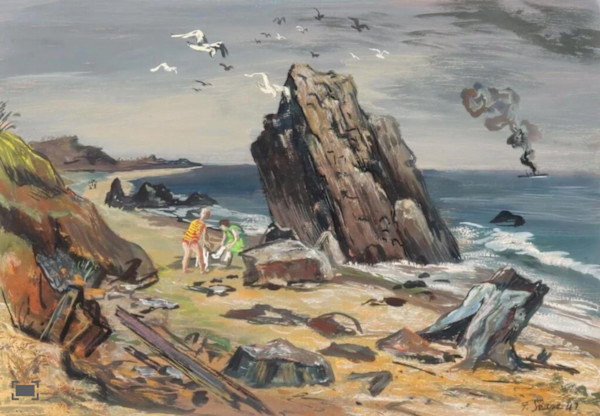 "Changing for a Swim" by Fred Shane, Image 1.