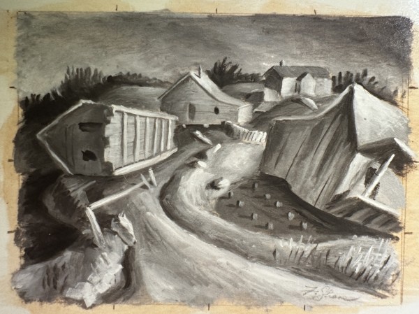 "Fallen Houses" named by CLL by Fred Shane, Image 1.