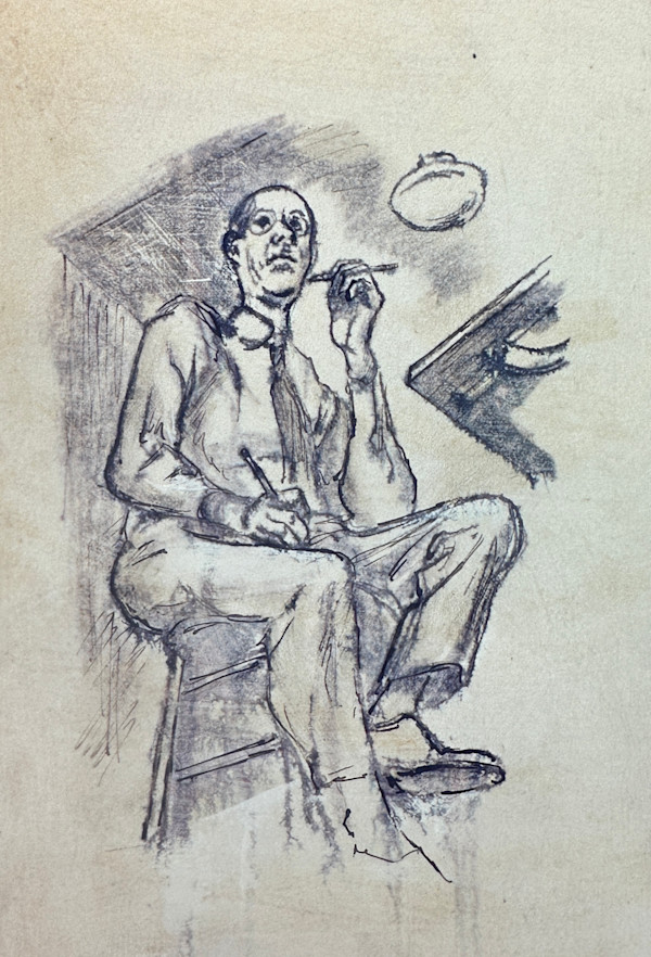 "Self Portrait: View from Below" named by CLL by Fred Shane, Image 1.