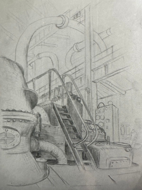 "Room in a Factory" named by CLL by Fred Shane, Image 1.