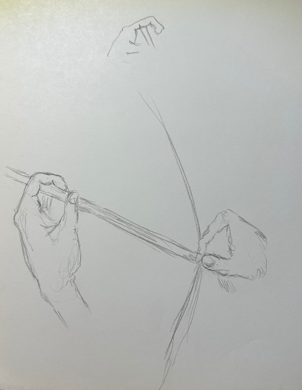 "Hand Study, by Fred Shane?" named by CLL by Fred Shane, Image 1.