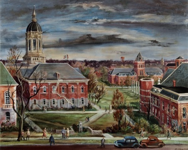 "University of Missouri, Jesse Hall" by Fred Shane, Image 2.
