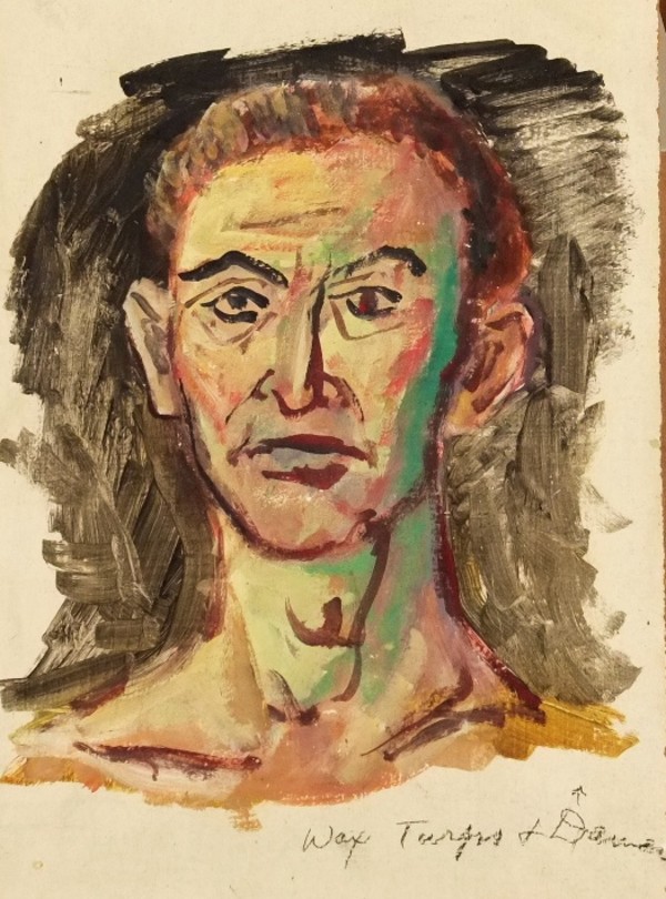 "Portrait: Head of Man" by Fred Shane, Image 1.