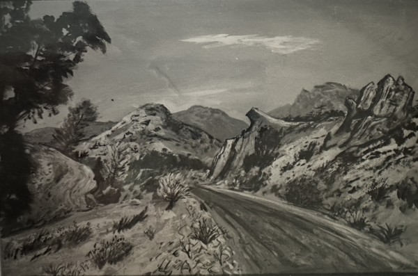 "Road Through the Pinnacles" by Fred Shane, Image 1.