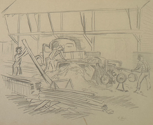 "Lumber Mill" by Fred Shane, Image 1.