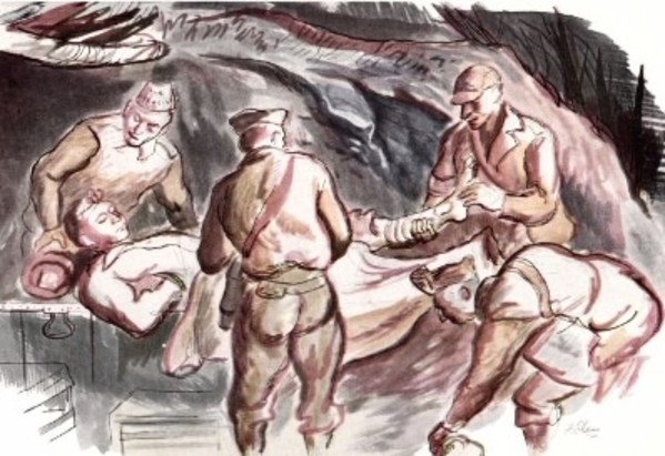 War "Army Medicine: Quick Treatment" by Fred Shane, Image 2.