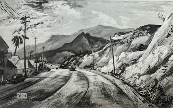 "Pacific Coast Highway #2" named by CLL by Fred Shane, Image 1.