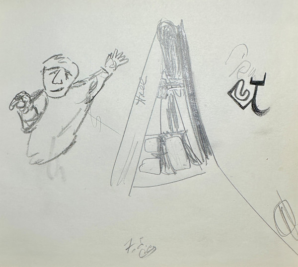 "Man with Foreshorted Arm" named by CLL by Fred Shane, Image 2.