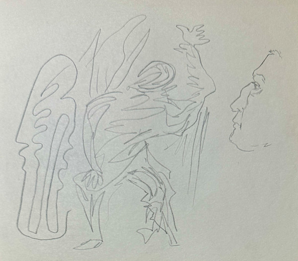 "Dancing Doodle Man" named by CLL by Fred Shane, Image 1.