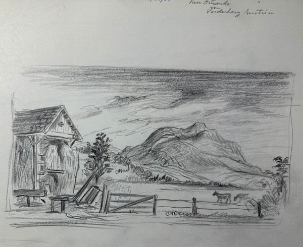 "Near Ortsende, Vorderberg, Austria" by Fred Shane, Image 1.