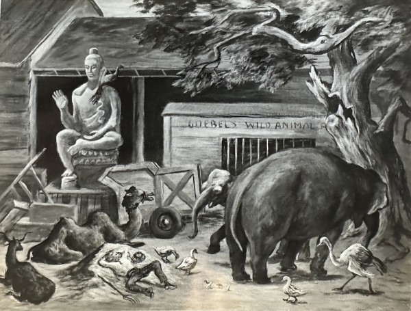 "The Peaceable Kingdom" aka "Goebel's Wild Animal Park" named by CLL by Fred Shane, Image 1.