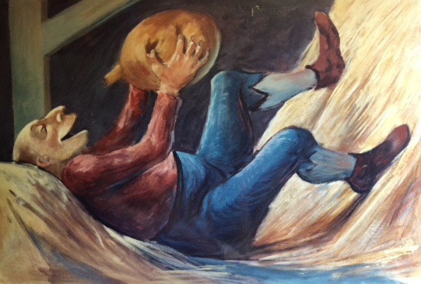 "Funny Guy Drinking" aka "Haystack by Fred Shane, Image 1.