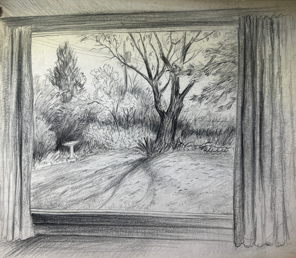 "West Window of New Room at 205 S. Garth in Columbia" by Fred Shane, Image 1.
