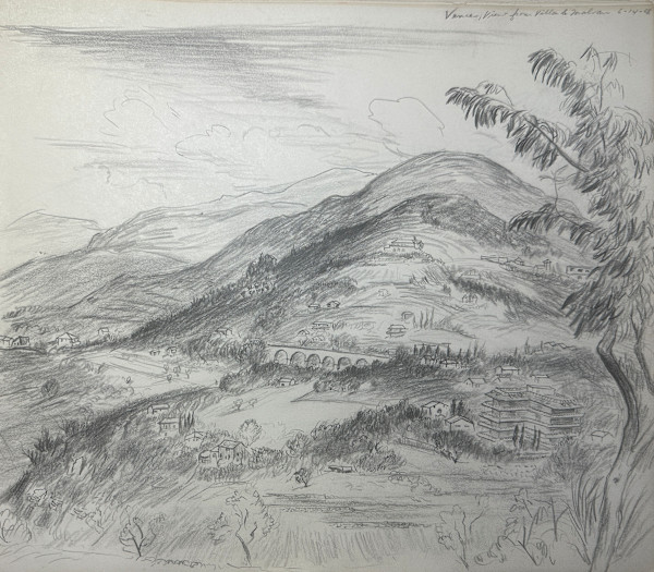 "Vence, View from Villa le Malvan, Southern France" by Fred Shane, Image 1.