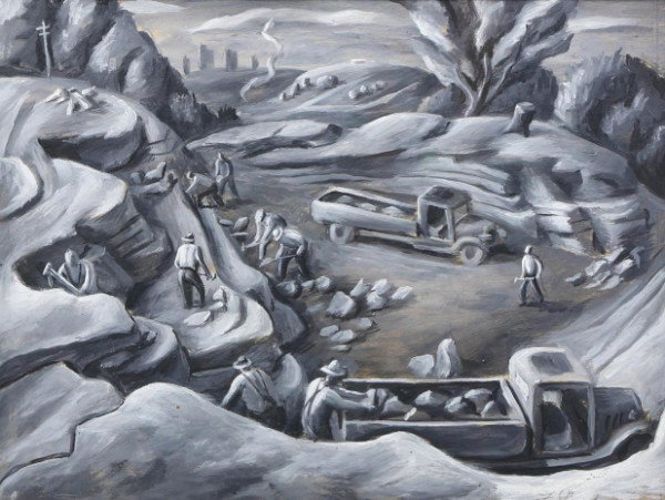 "Quarry Scene" named by CLL by Claudia Lohnes, Image 1.