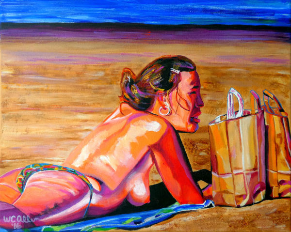 Beach-bag Lady