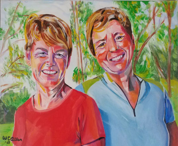 Jan and Martha by Wayne C. Allen