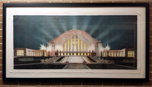 Cincinnati Railroad Terminal by Richard Haas