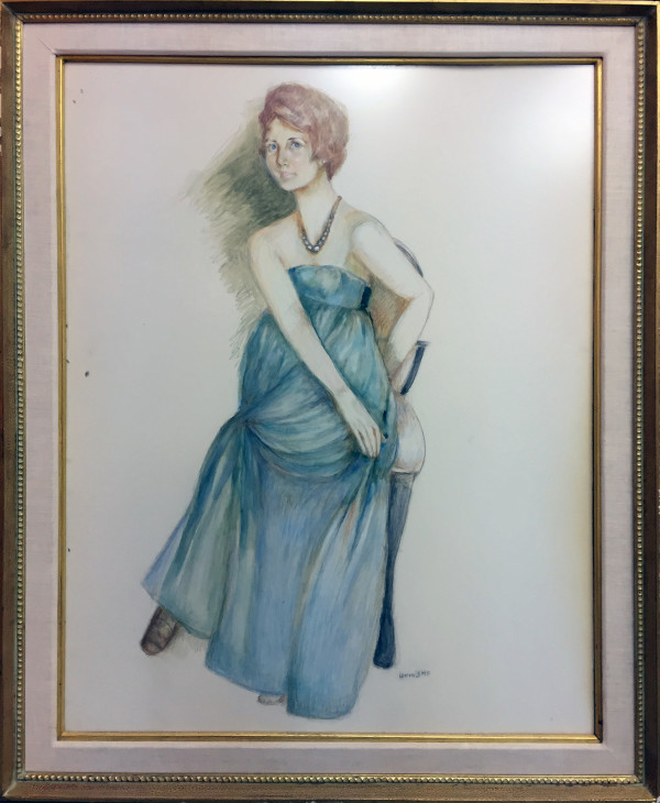 Portrait Drawing by Louise Lemp