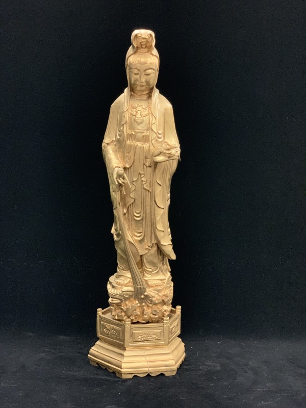 Guanyin statue by Chinese culture