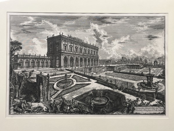 Vedute di Roma (Views of Rome): The Villa Albani by Giovanni Battista Piranesi