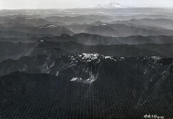 Mount Rainier and the Cascade Mountains by Rod Haynes