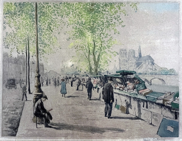 Paris Street Market by Henri Celain