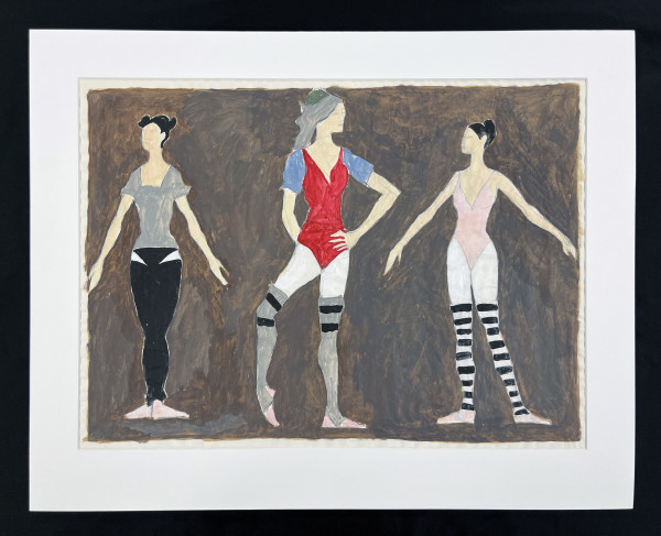 Title unknown (three ballet dancers) by Schomer Lichtner