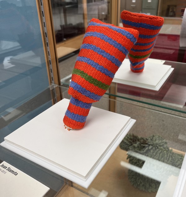 Fiber sculpture by Jean Stamsta