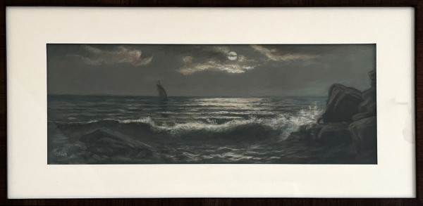 Seascape Pastel by Flora Clawson Williams