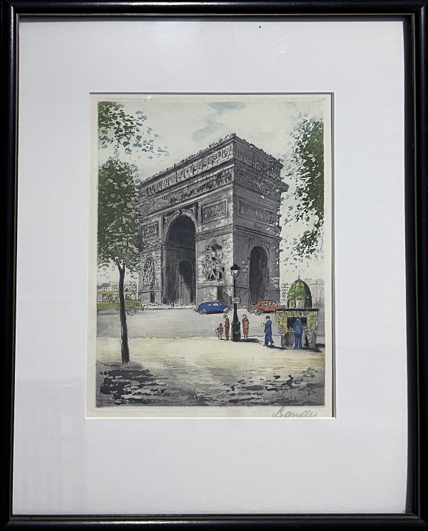 Arc de Triomphe, Streets of Paris by Leandri
