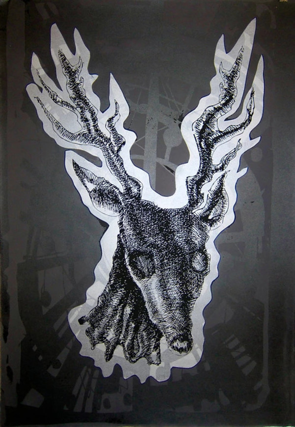 Chemically Wasted (Deer) by John Hitchcock
