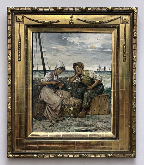 Fisher Boy and Girl by Frederick Reginald Donat