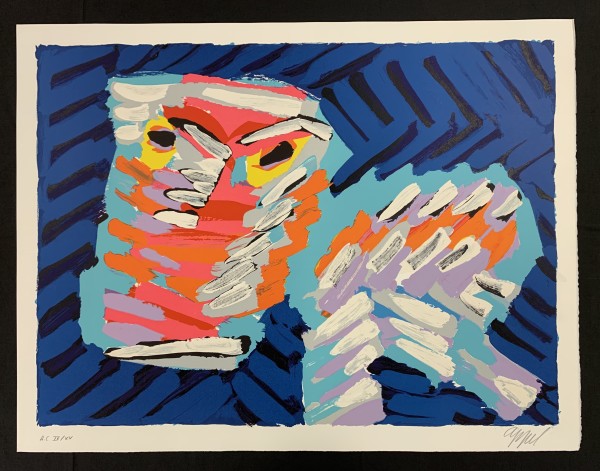 Sad Cat by Karel Appel