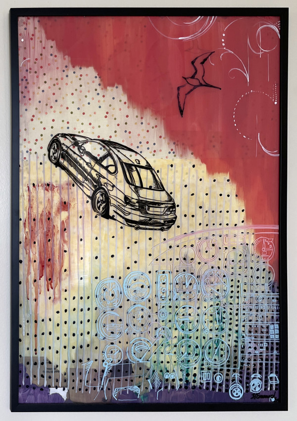 Painting/Collage by Hannah Emanuel