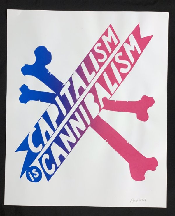 Capitalism is Cannibalism by Roger Peet