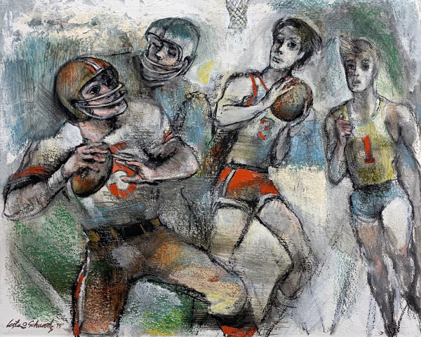 Football and Basketball by Lester O. Schwartz