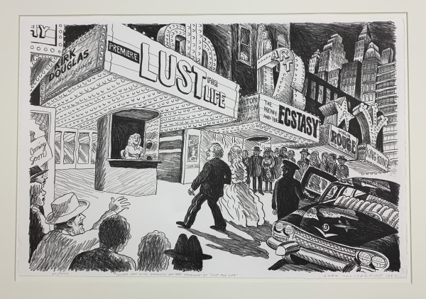 Vincent Sees Kirk Douglas at the Premier of "Lust for Life" by Greg Constantine