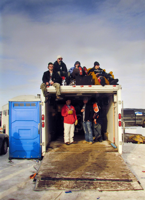 Ely Drinking Team, Eelpout Festival, Walker, MN by Lacey Criswell, Amanda Hankerson