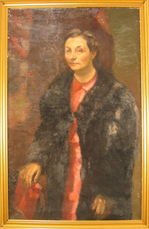 Portrait of Madame Rudovska by Konrads Ubans