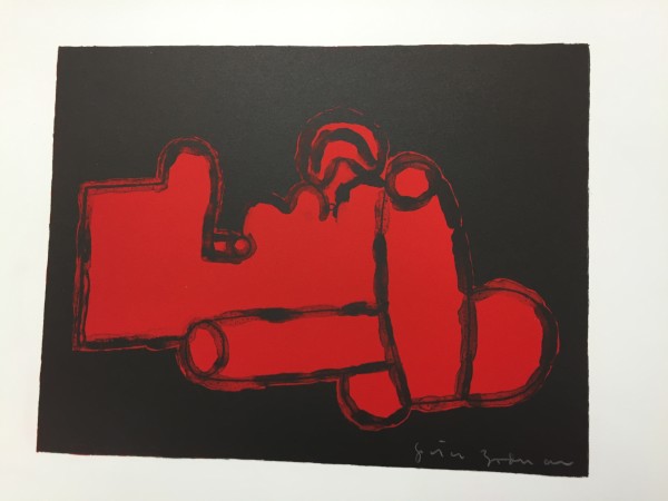 Abstract Lithograph by Peter Bodnar